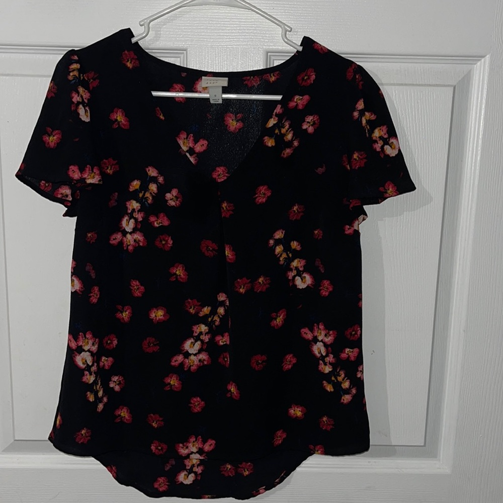 Floral fancy blouse from Target